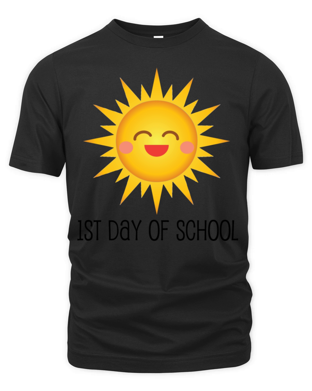1st Day of School Student Organic Unisex T-shirt