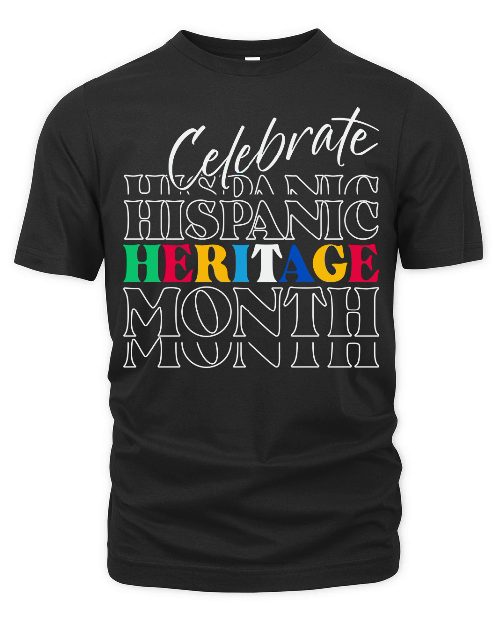 Celebrate Hispanic Heritage Month Organic Unisex T-shirt