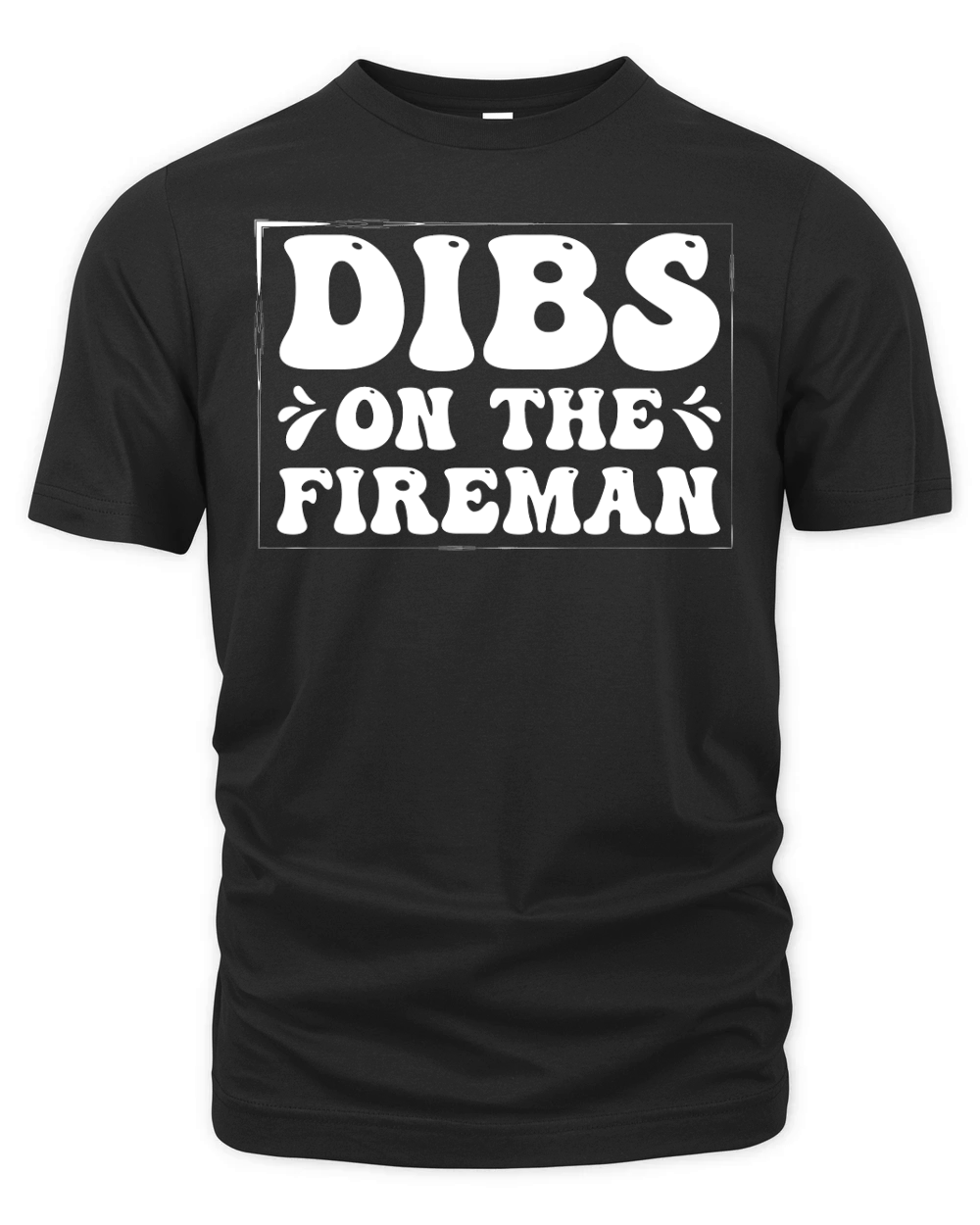 Dibs on the Fireman Firefighter Wife  (3) Organic Unisex T-shirt