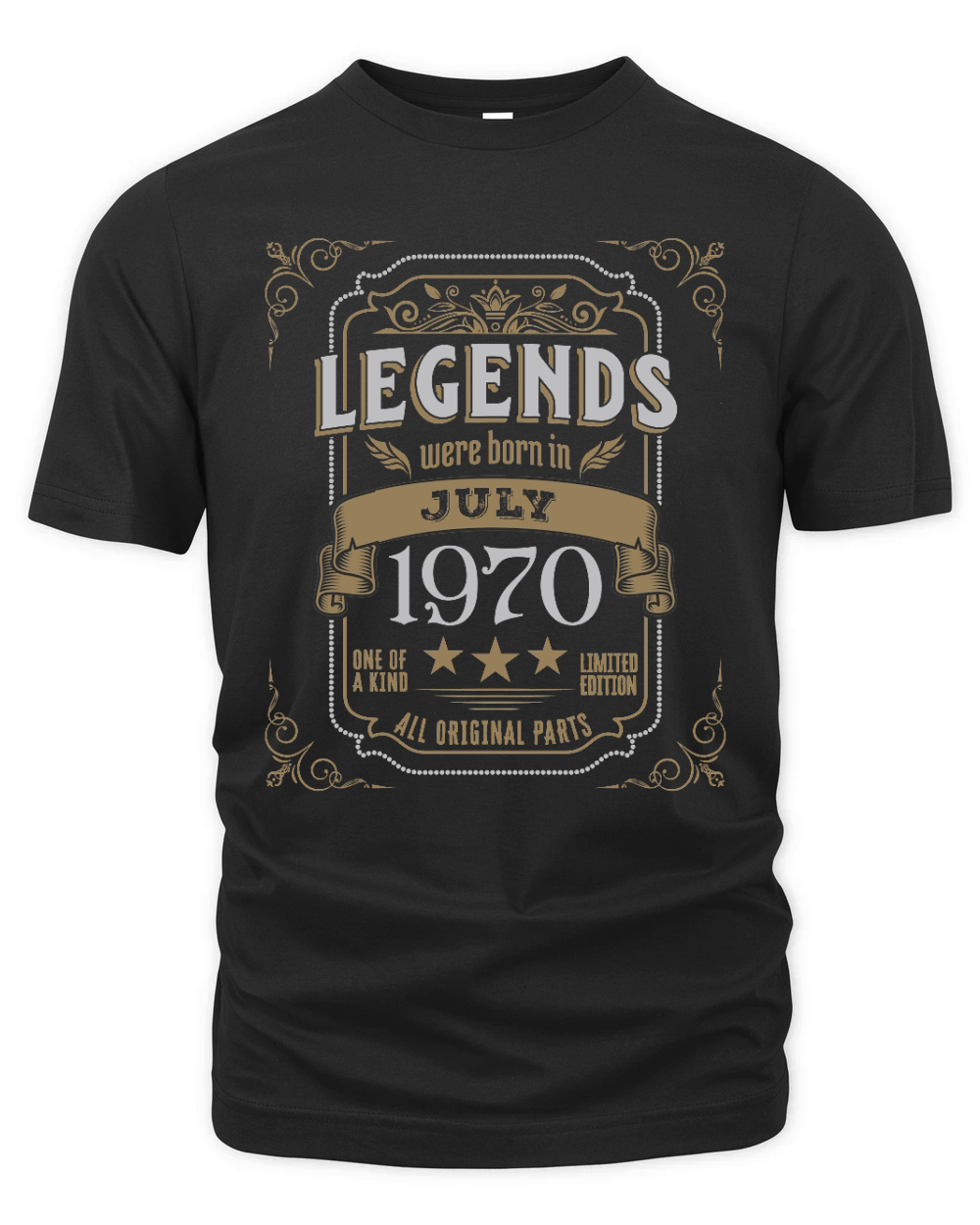 Legends Were Born In July 1970 Organic Unisex T-shirt