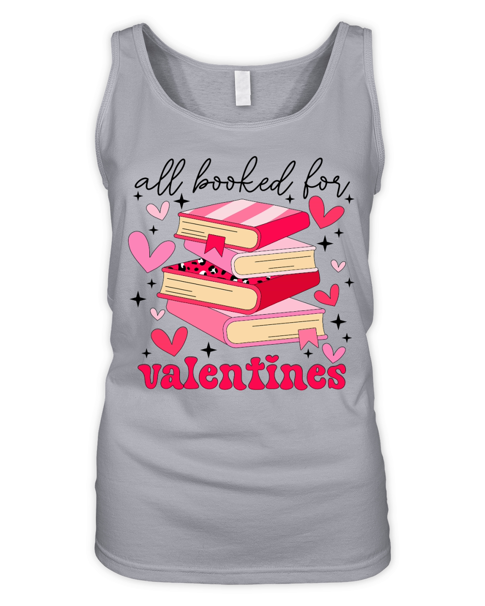 All Booked For Valentines Organic Women's Tank Top