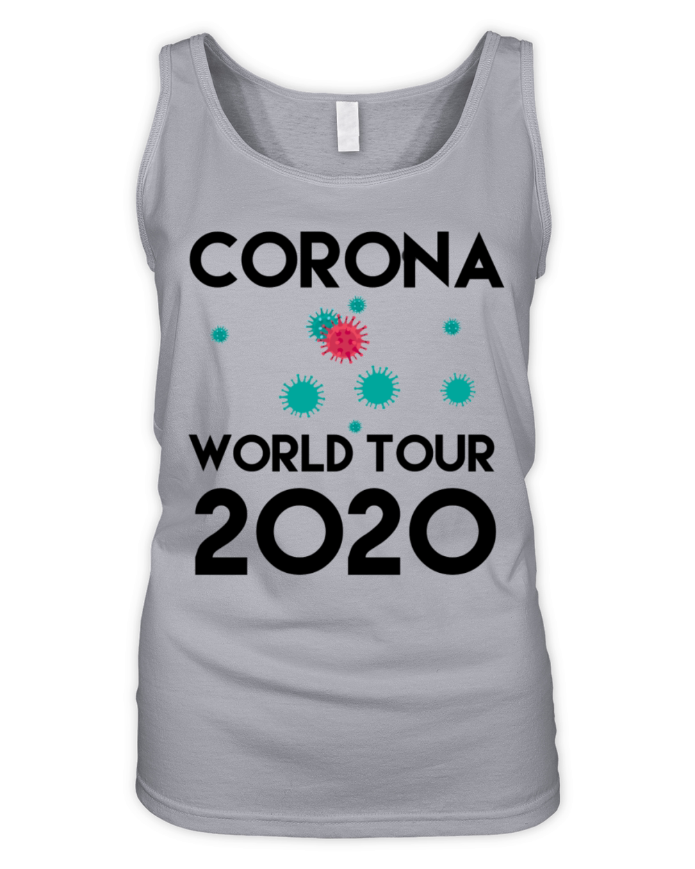 Corona world tour 2020 Organic Women's Tank Top