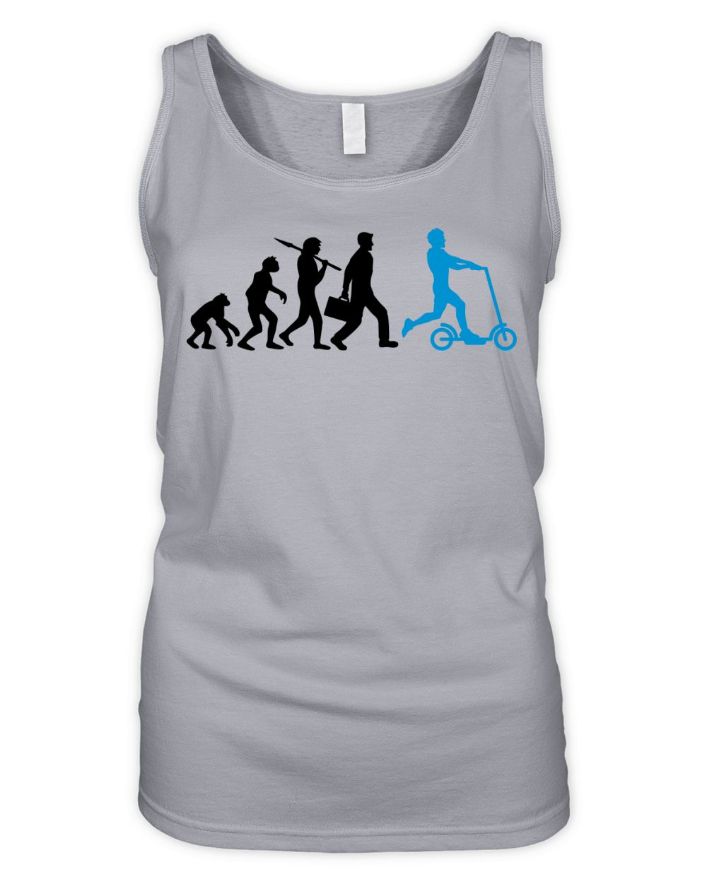 electric scooter evolution born to drive clipart e Organic Women's Tank Top