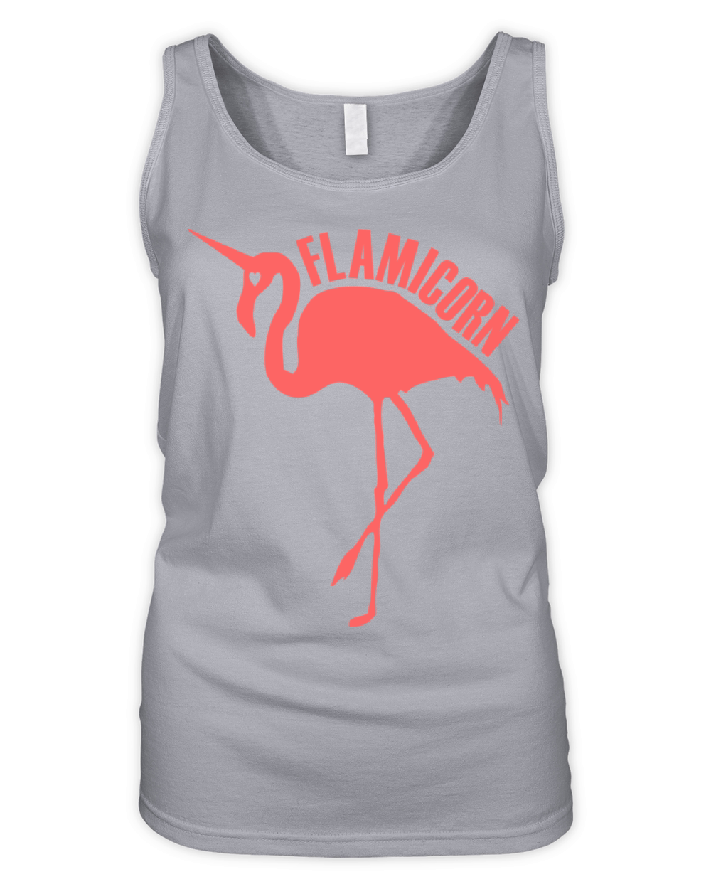 flamingo unicorn hybrid creature hybrids dark pink Organic Women's Tank Top