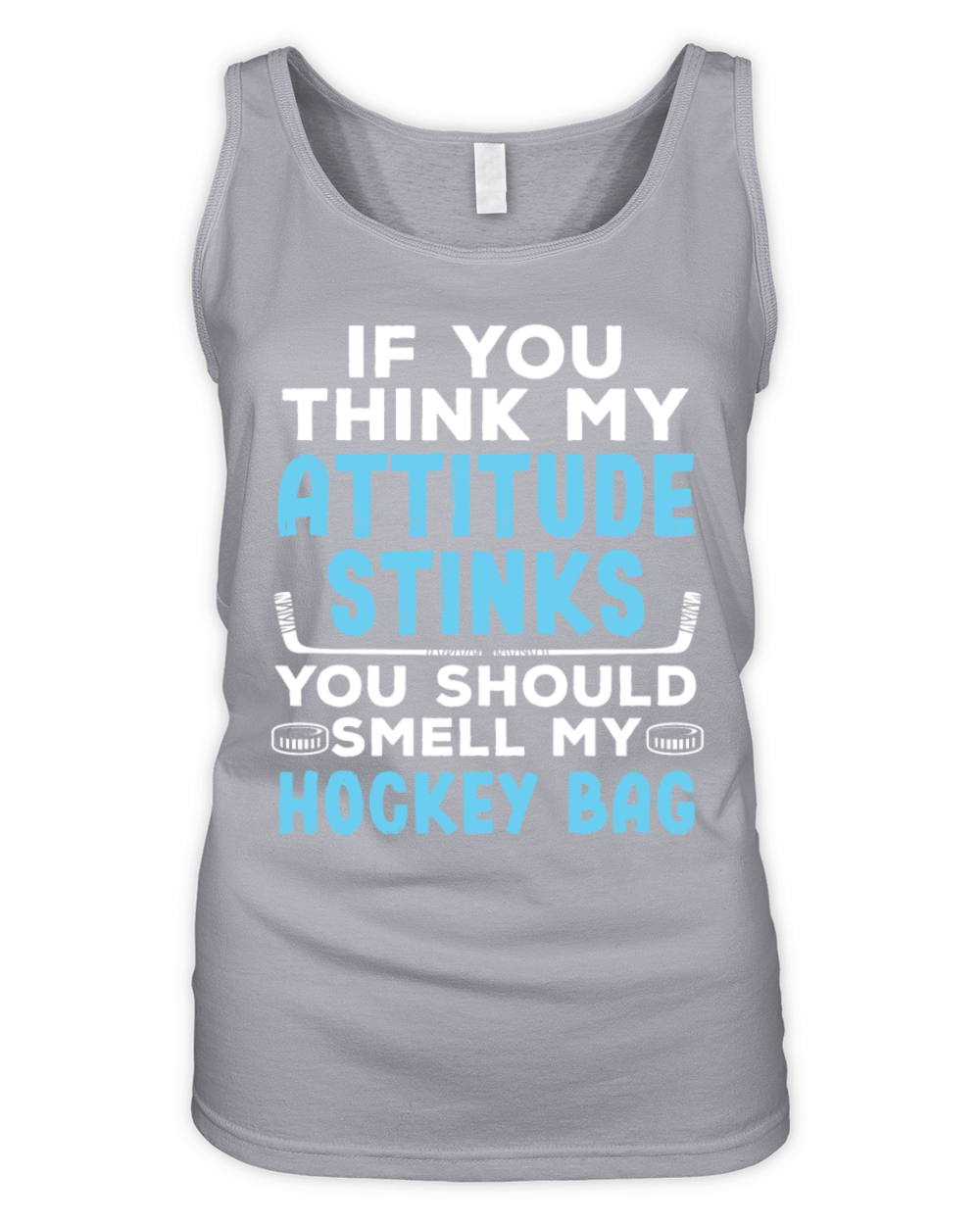 Smell My Hockey Bag Funny Ice Hockey Winter Sport Organic Women's Tank Top