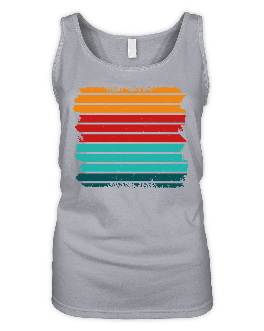 Vintage Retro Sunset (3) Organic Women's Tank Top