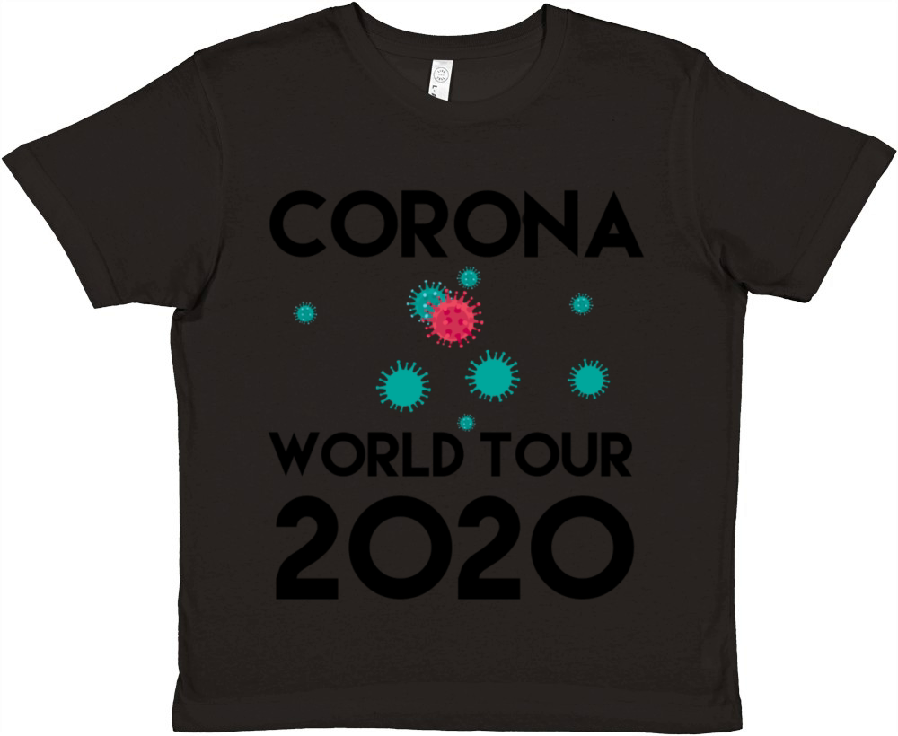 Corona world tour 2020 Premium Kids Crewneck T-shirt
