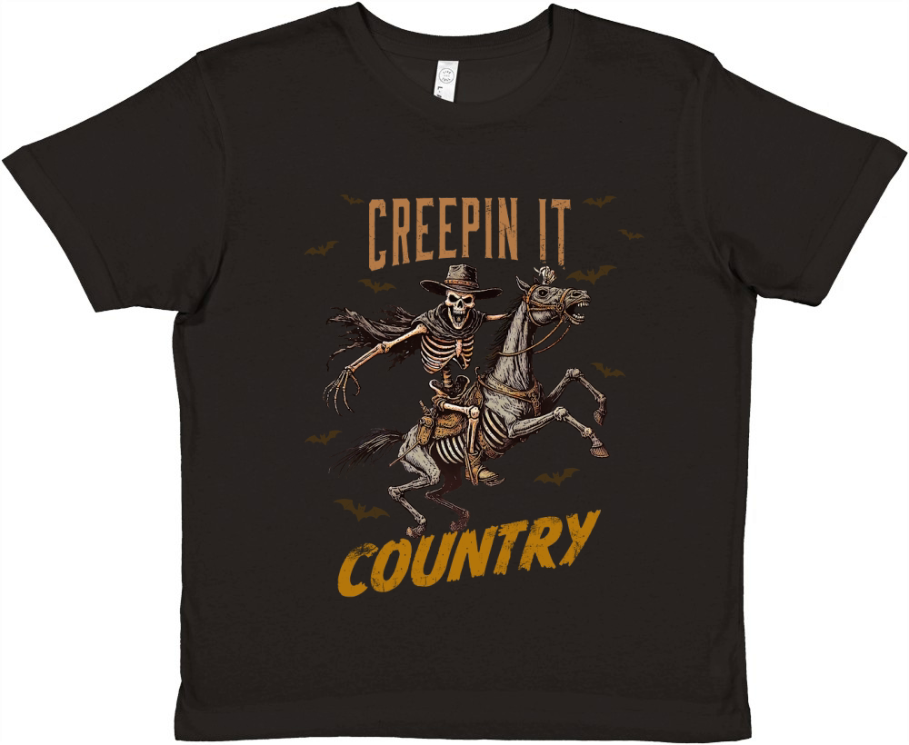 CREEPIN IT COUNTRY 2 Premium Kids Crewneck T-shirt
