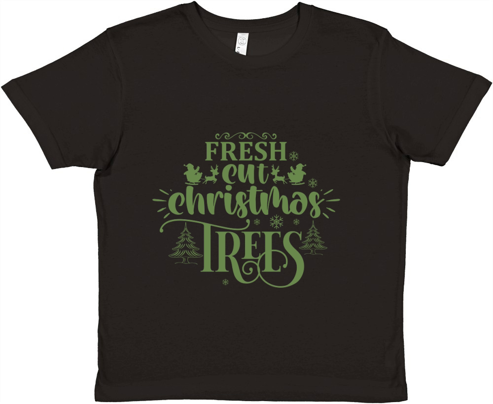 Fresh cut christmas trees 2 Premium Kids Crewneck T-shirt