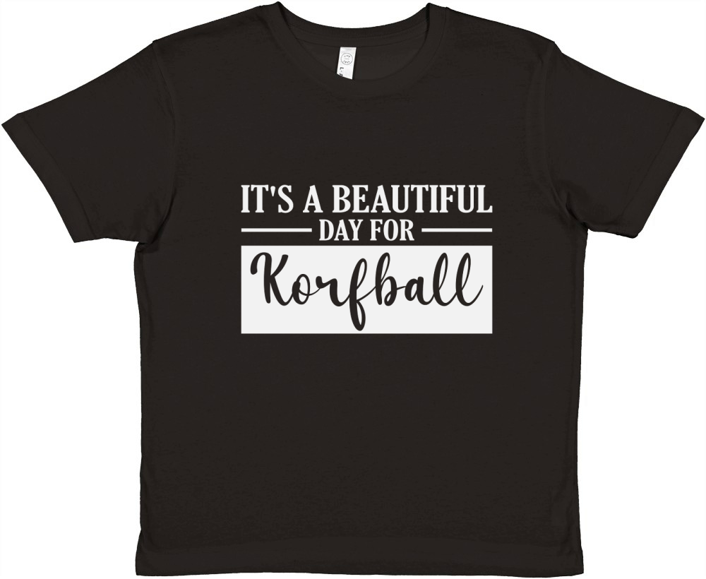Its a Beautiful Day for Korfball Premium Kids Crewneck T-shirt
