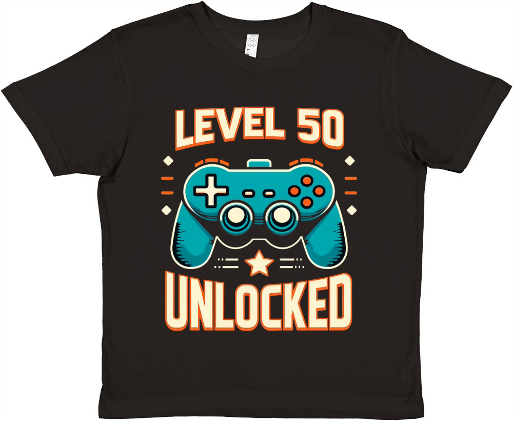 Level 50 unlocked Premium Kids Crewneck T-shirt