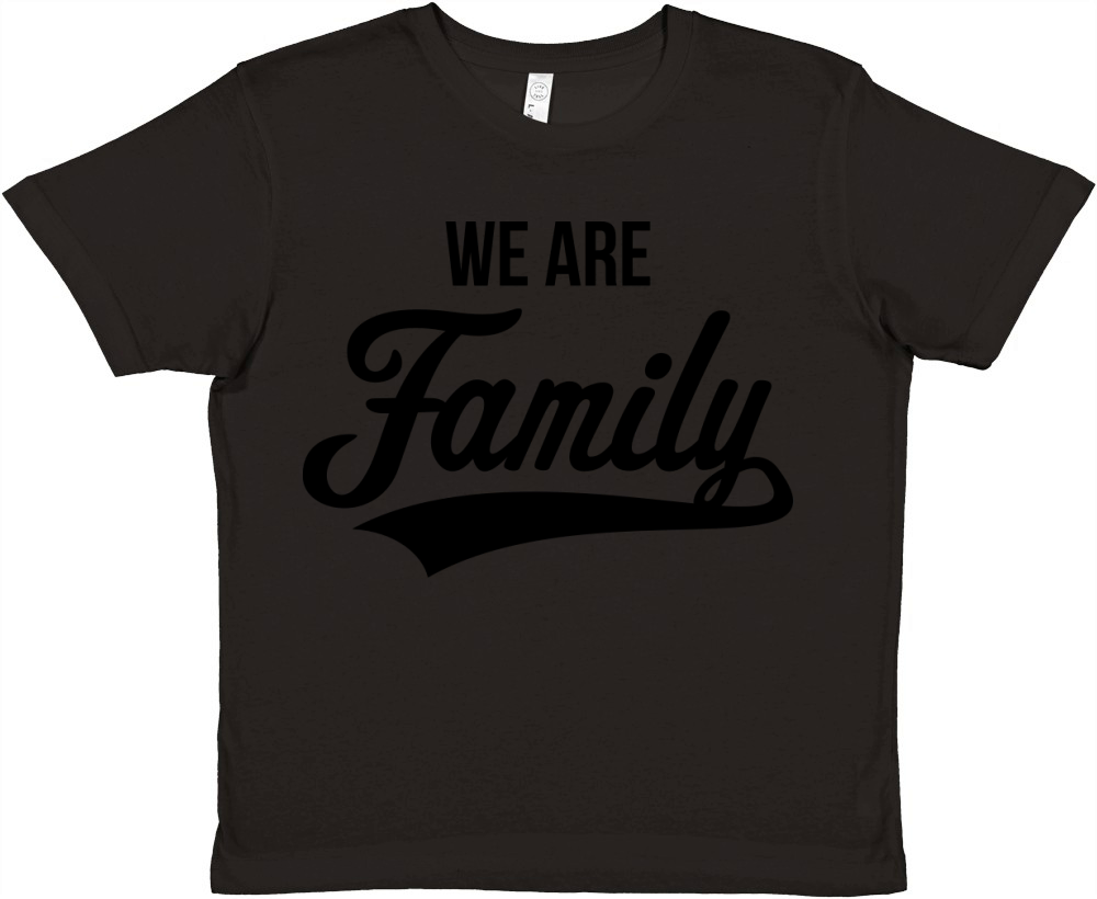 We Are Family Premium Kids Crewneck T-shirt