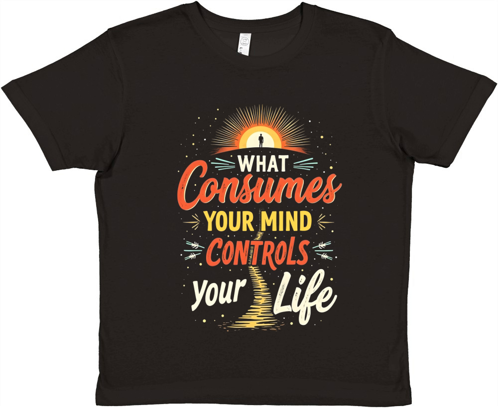What your mind controls your life Premium Kids Crewneck T-shirt