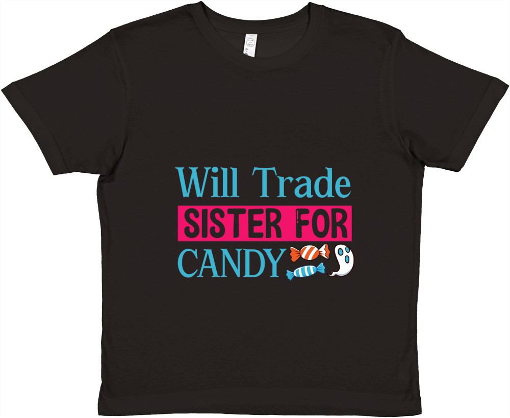 Will Trade Sister For Candy Premium Kids Crewneck T-shirt