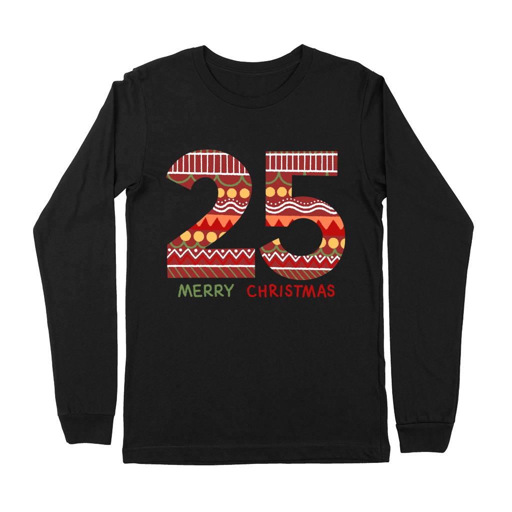 25 Christmas Merry 04 Premium Long Sleeve