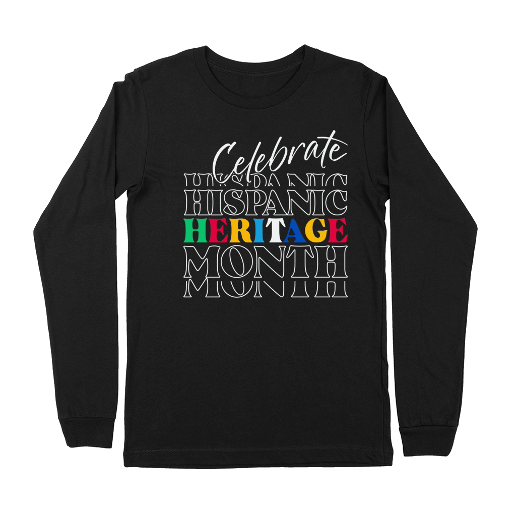 Celebrate Hispanic Heritage Month Premium Long Sleeve