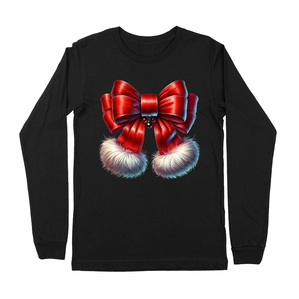 Christmas Coquette Bow (11) Premium Long Sleeve