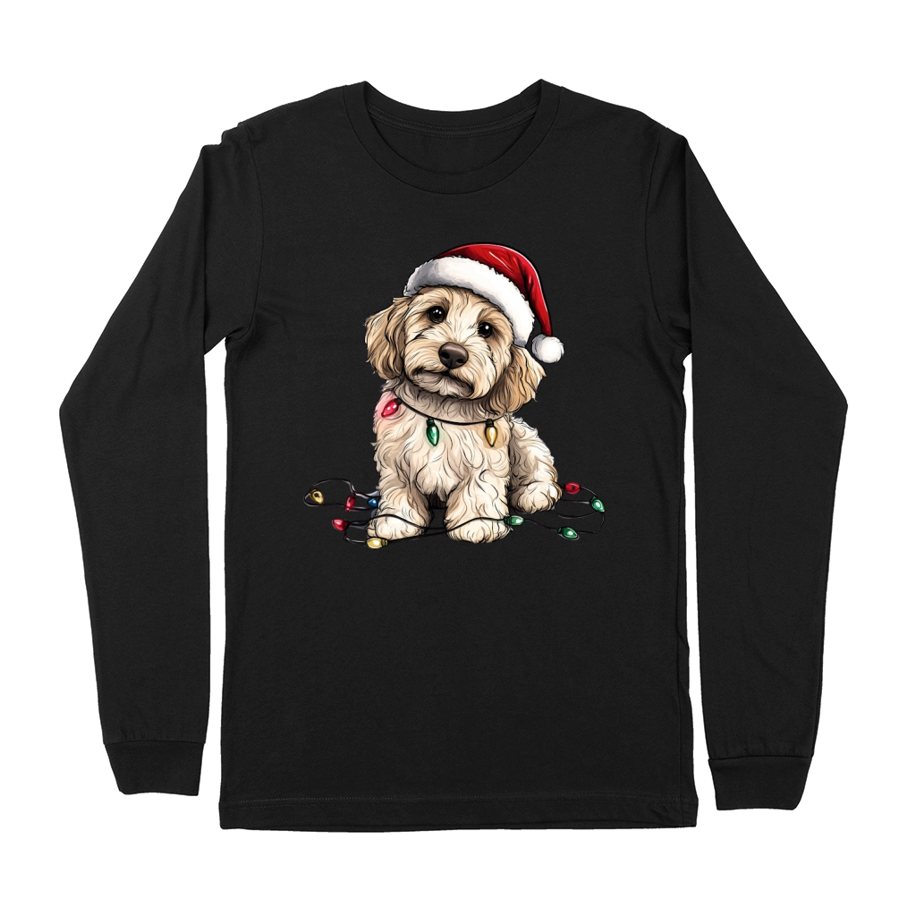 puppy in lights 1 Premium Long Sleeve