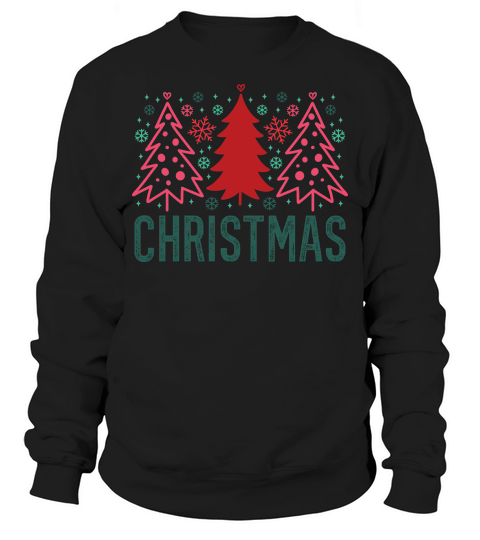 retro christmas Sweatshirt Unisex