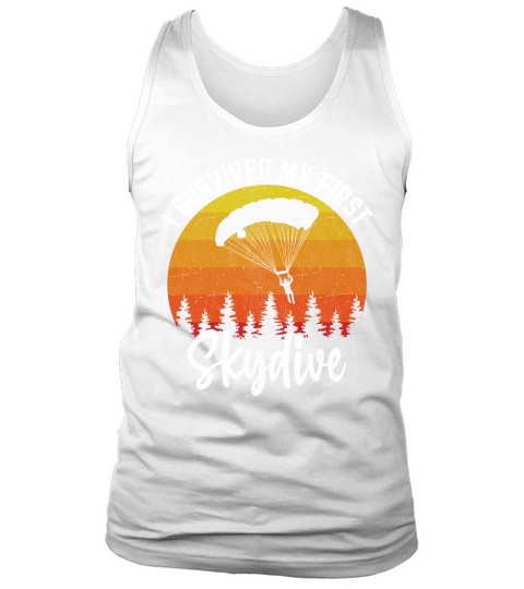 I survived my first skydive 05 Tank Top Unisex
