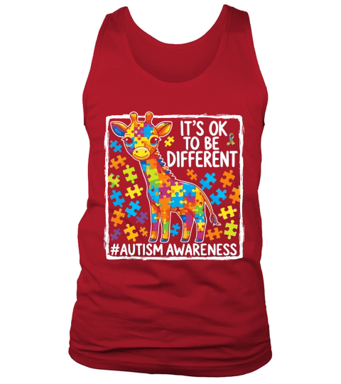 Its ok to be diffrent   #AutismAwareness Tank Top Unisex