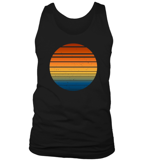Vintage Retro Sunset (8) Tank Top Unisex