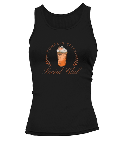 Pumpkin spice social club Tank top Woman