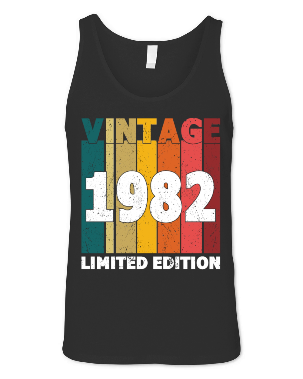 40th Birthday Vintage 1982 Limited Edition Unisex Jersey Tank