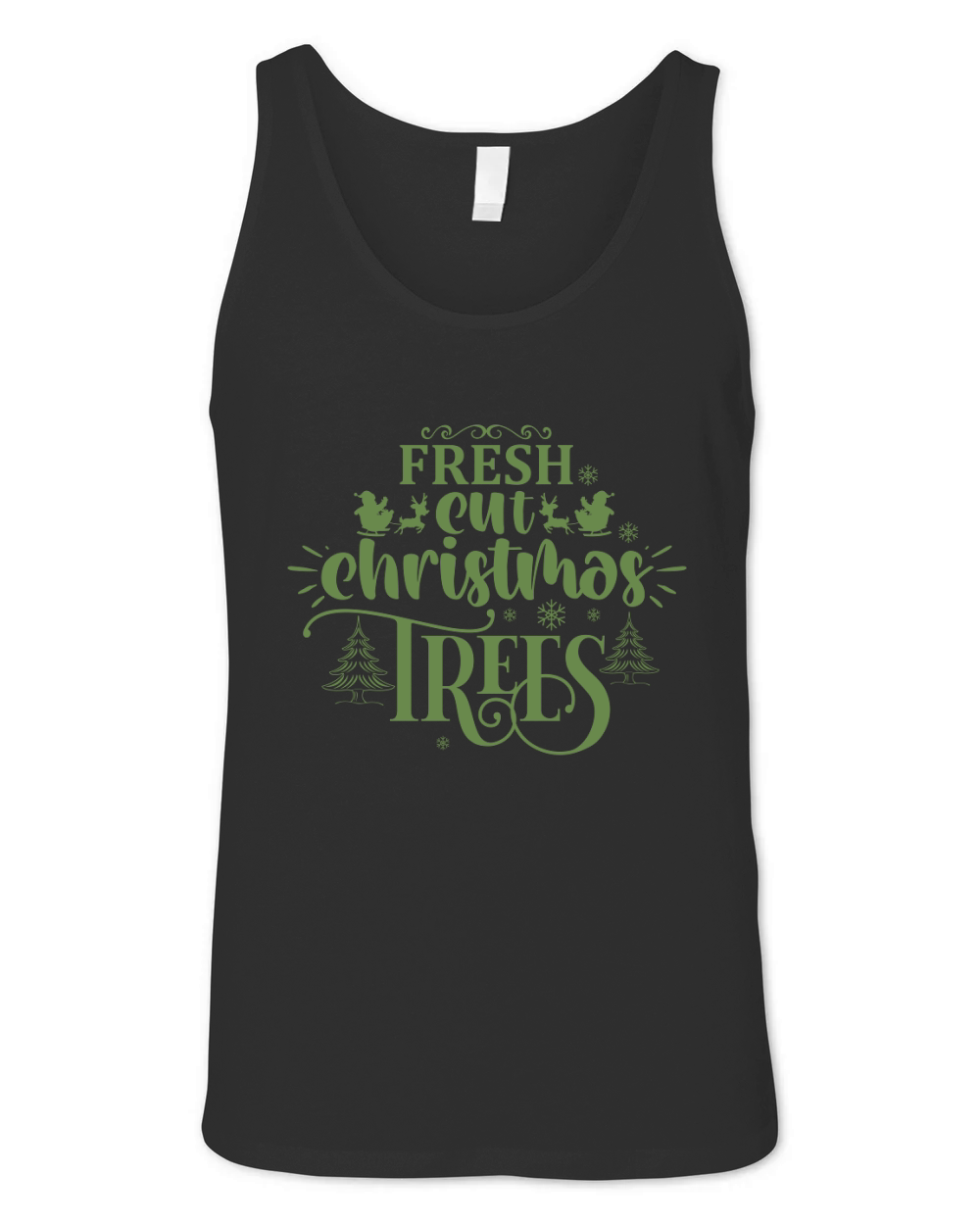 Fresh cut christmas trees 2 Unisex Jersey Tank