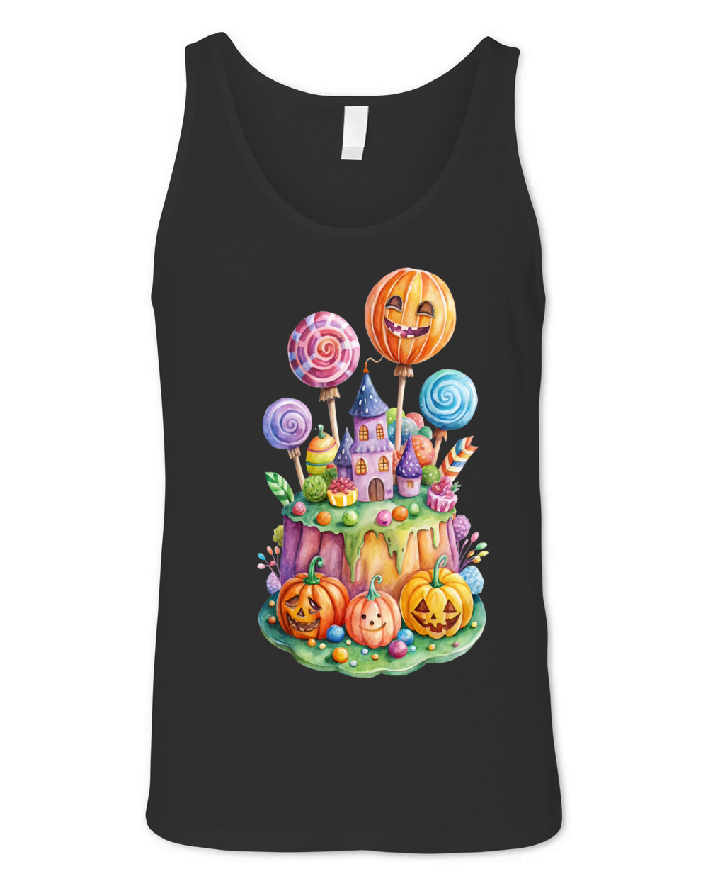 Halloween Cute Holiday 03 Unisex Jersey Tank