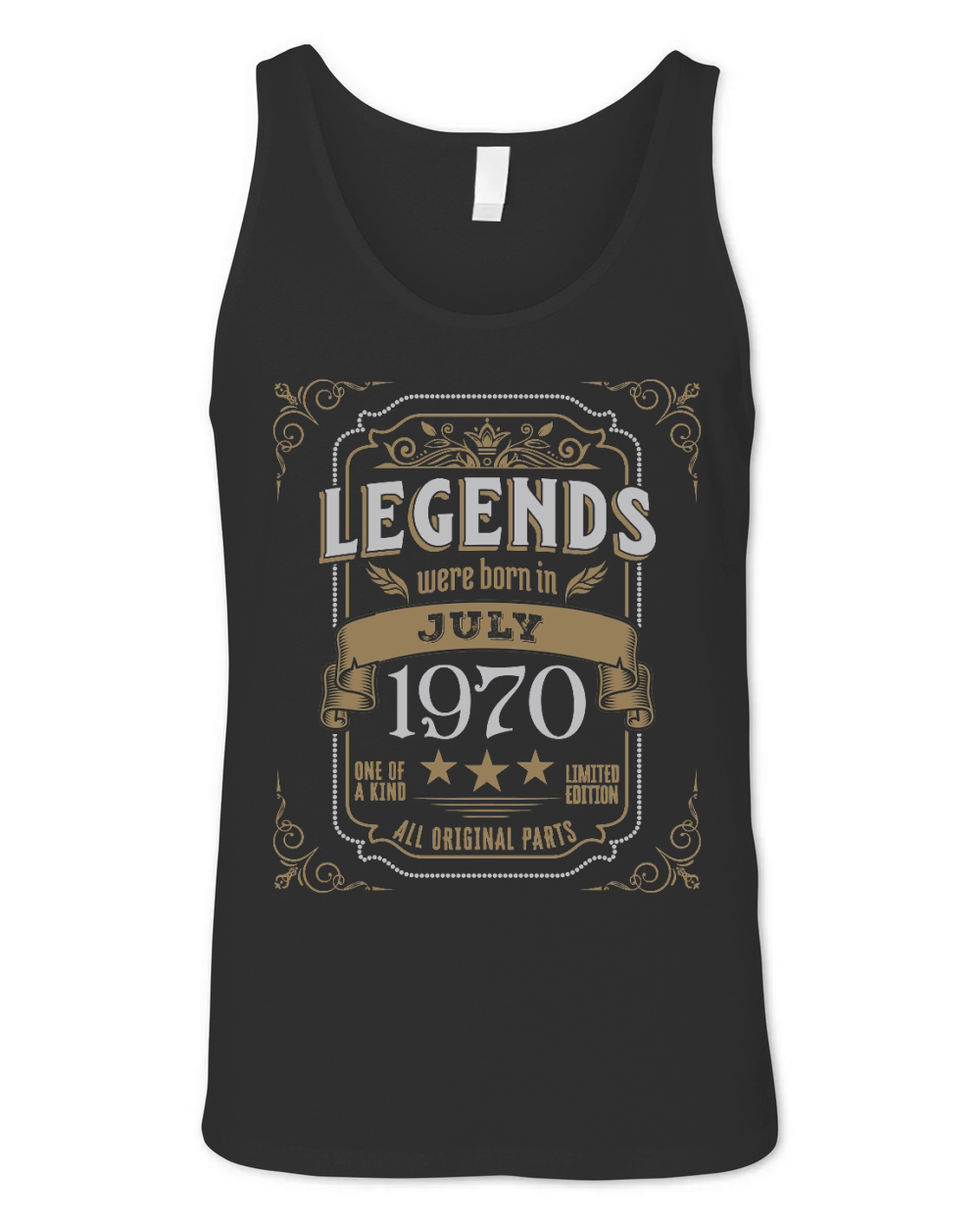 Legends Were Born In July 1970 Unisex Jersey Tank
