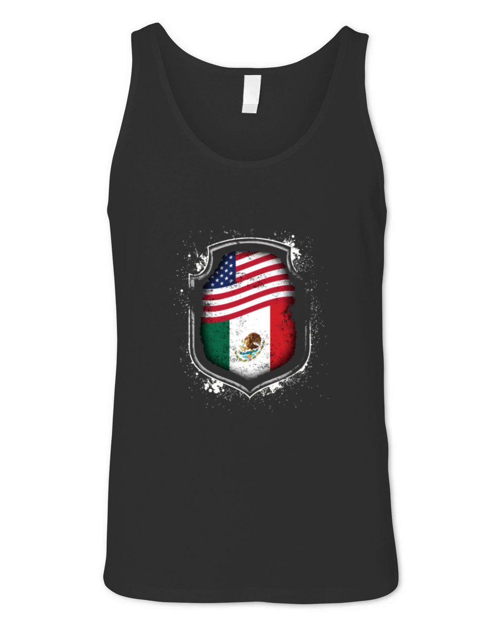 Mexican American Flags Of Mexico And America Gift Unisex Jersey Tank