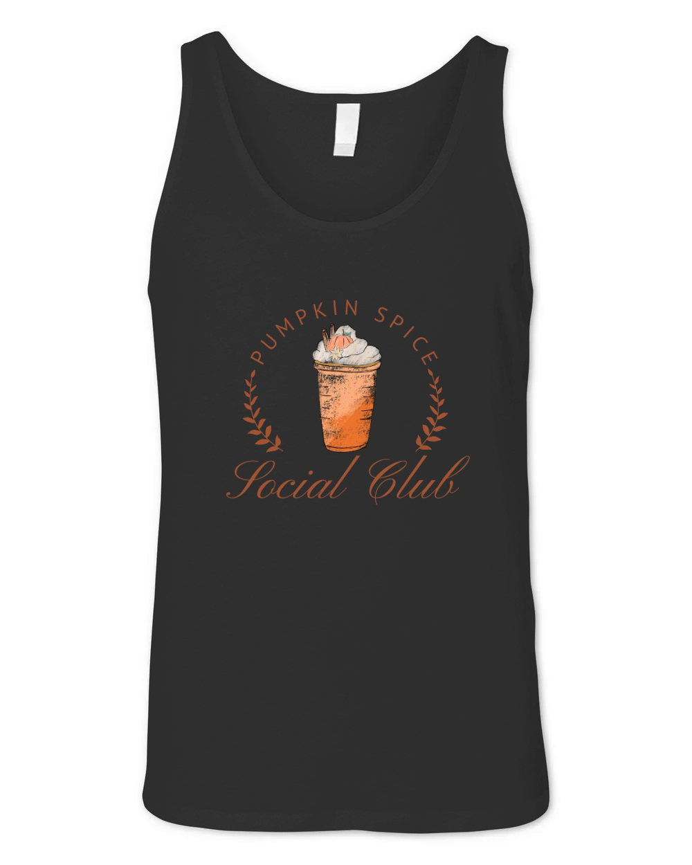 Pumpkin spice social club Unisex Jersey Tank
