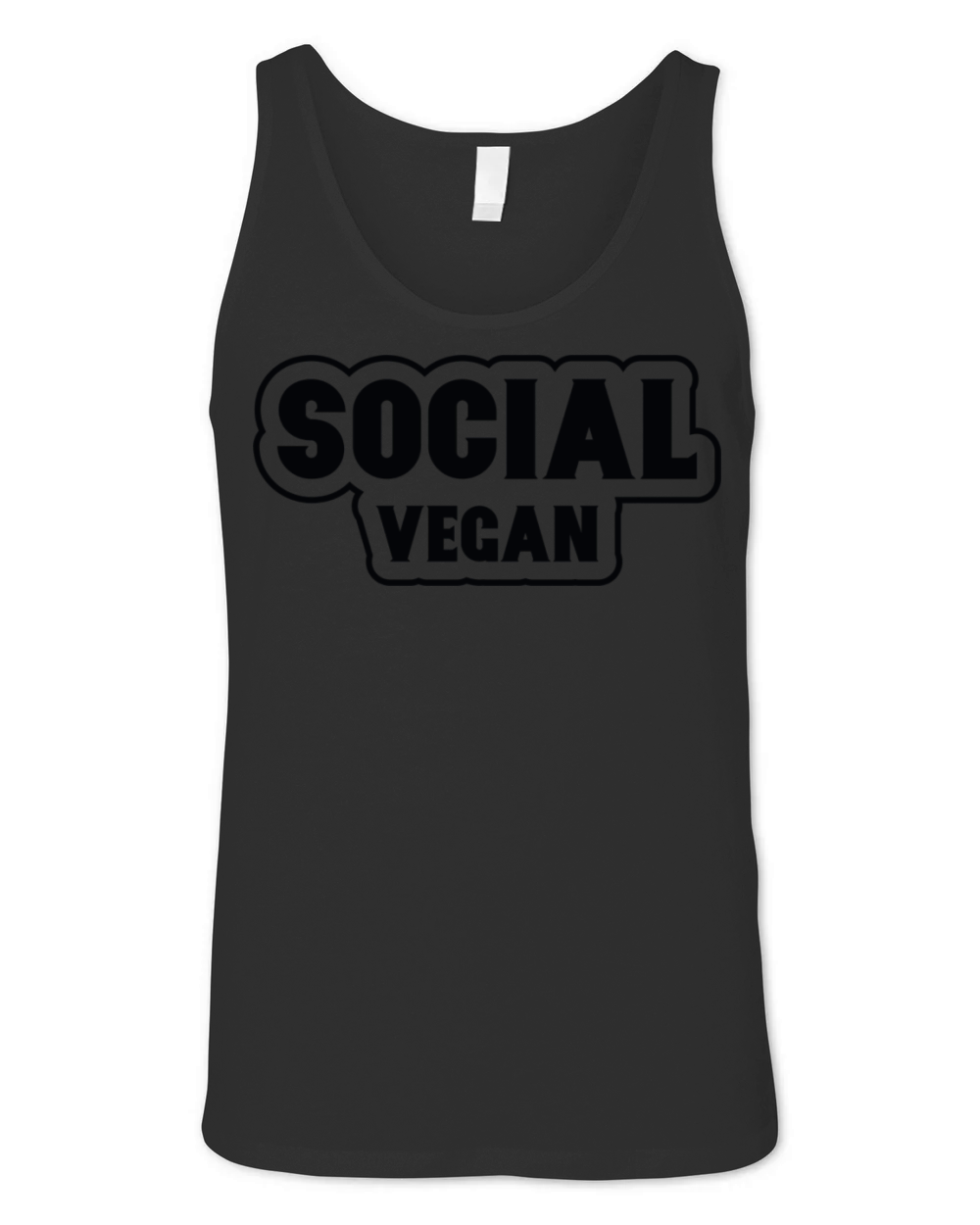 Social Vegan Unisex Jersey Tank