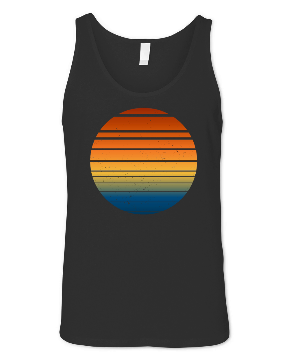 Vintage Retro Sunset (8) Unisex Jersey Tank