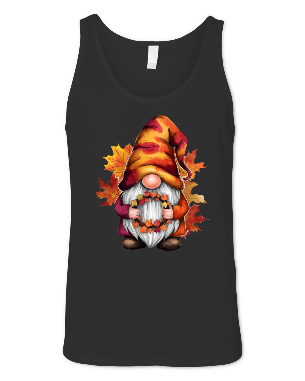 Watercolour Dwarves Autumn Clipart 04 Unisex Jersey Tank