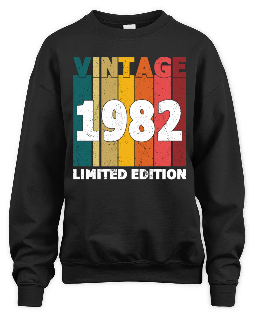 40th Birthday Vintage 1982 Limited Edition Unisex Premium Crewneck Sweatshirt
