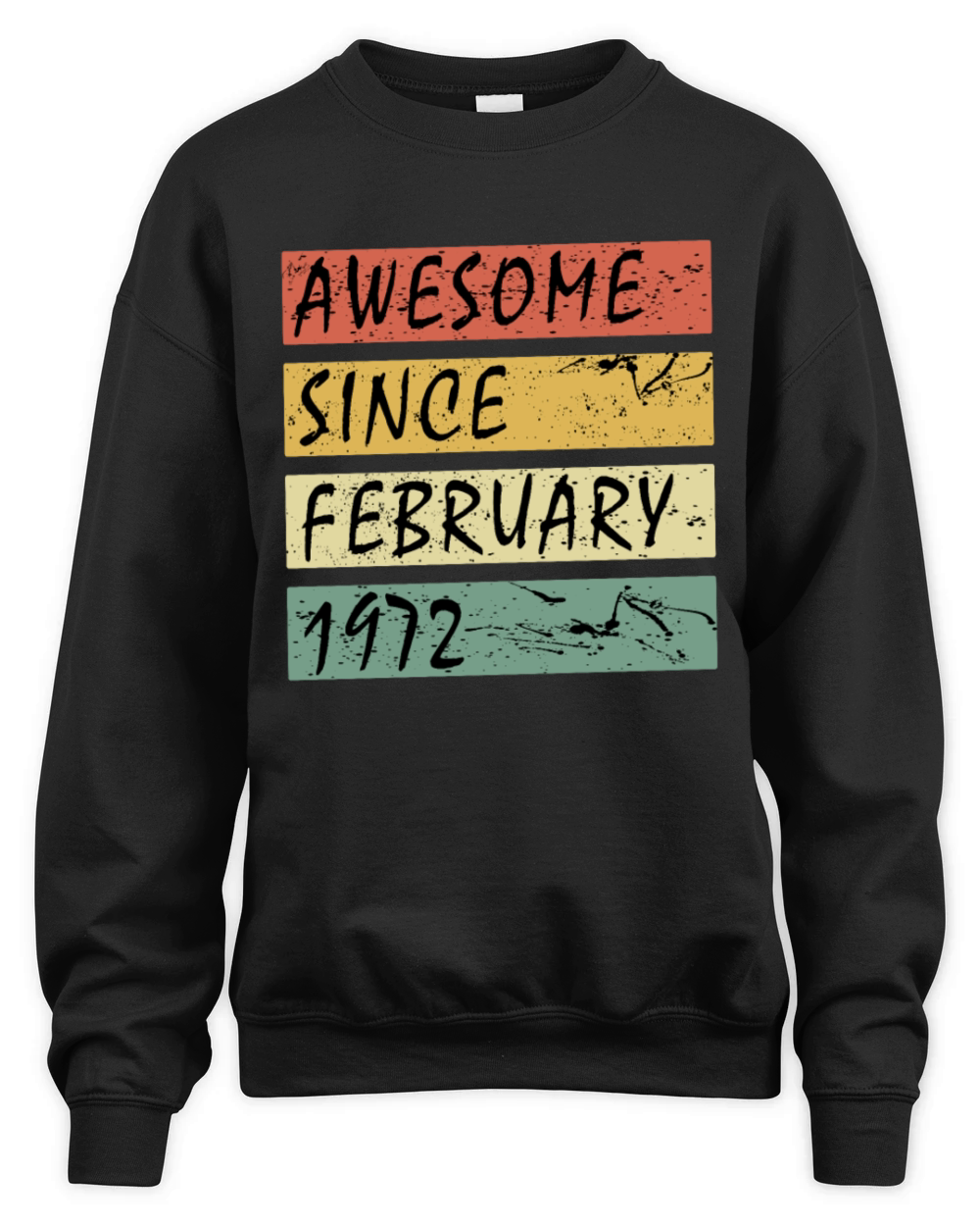 February 1972 vintage gift idea Unisex Premium Crewneck Sweatshirt