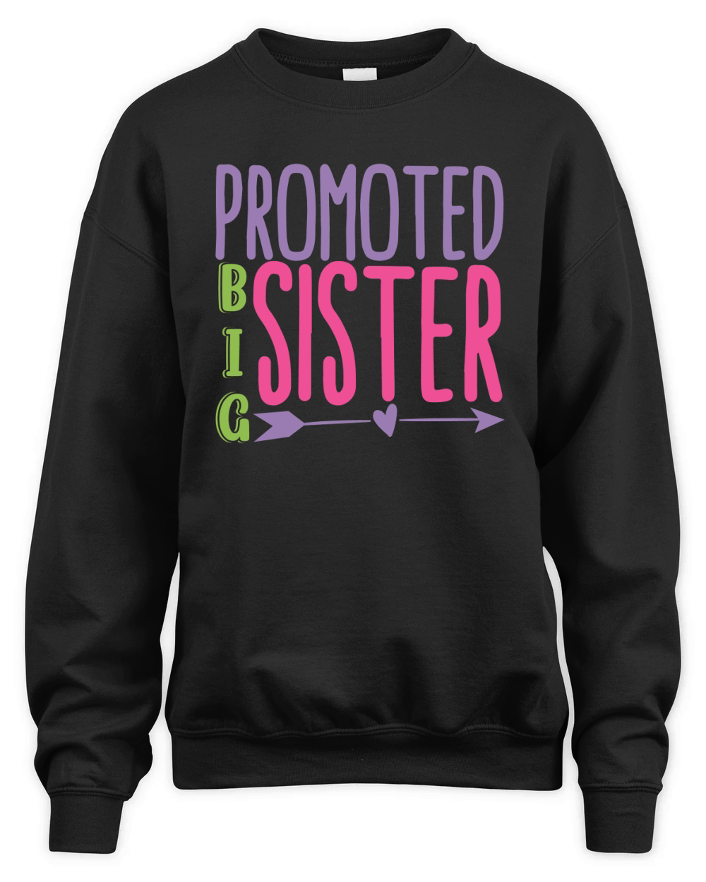 promoted big sister Unisex Premium Crewneck Sweatshirt