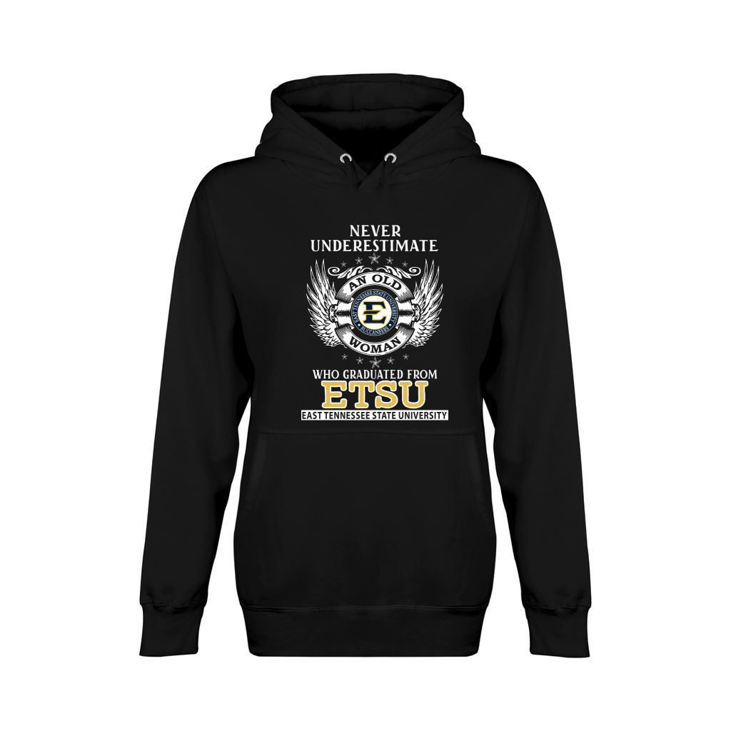 Old Man- Graduated From ETSU- East Tennessee State University - Unisex Long Sleeve Unisex Premium Pullover Hoodie