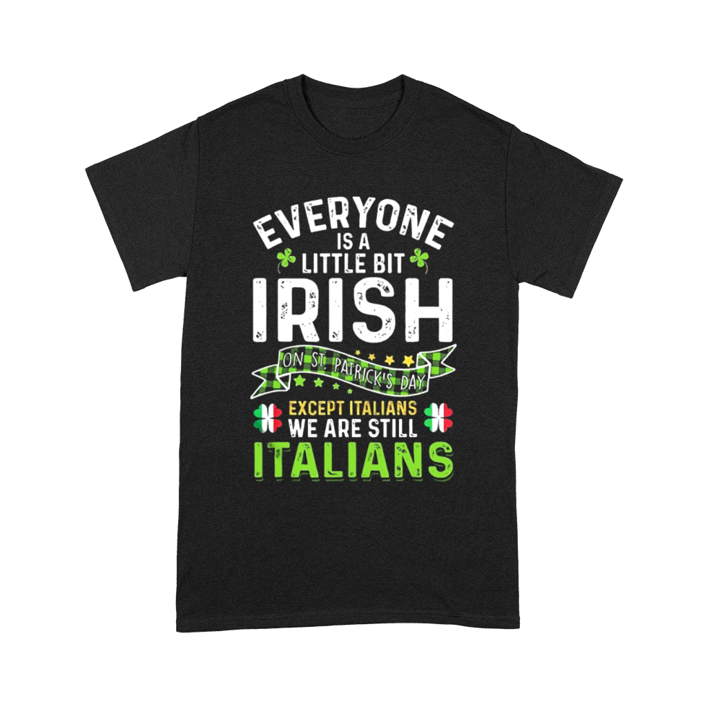 Irish Italian St Patricks Day Shamrock Italian Flag Gift Unisex T-Shirt