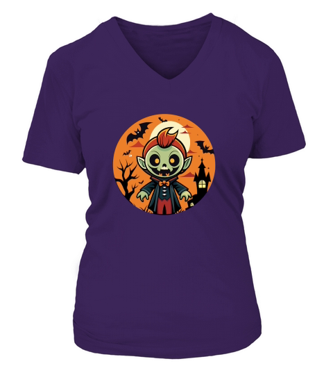 halloween 7 V-neck T-Shirt Woman