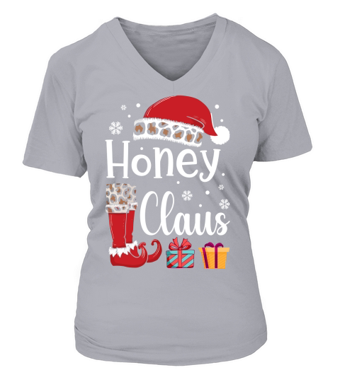 honey claus V-neck T-Shirt Woman