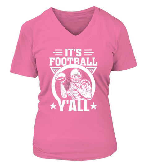 ITS FOOTBALL YALL V-neck T-Shirt Woman
