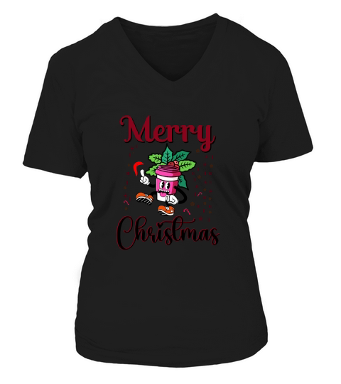 Merry christmas 35 V-neck T-Shirt Woman