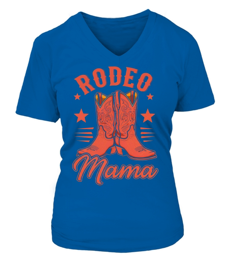 Rodeo Mama V-neck T-Shirt Woman