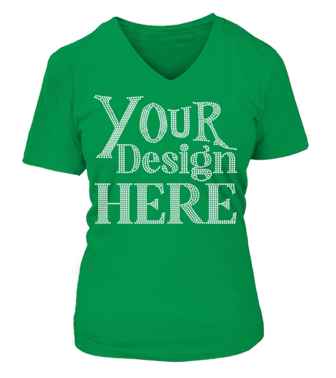 Your Design Here V-neck T-Shirt Woman