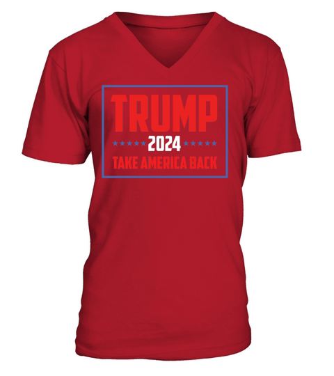 Donald Trump 2024 Take America Back V-Neck T-shirt