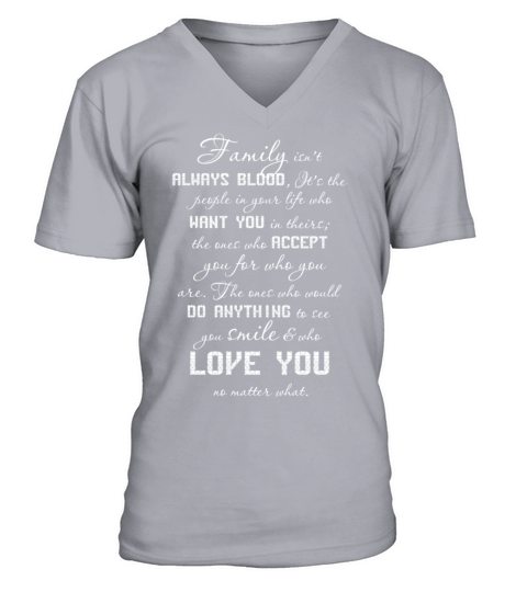 Family - Family is the people in your life t - s V-Neck T-shirt