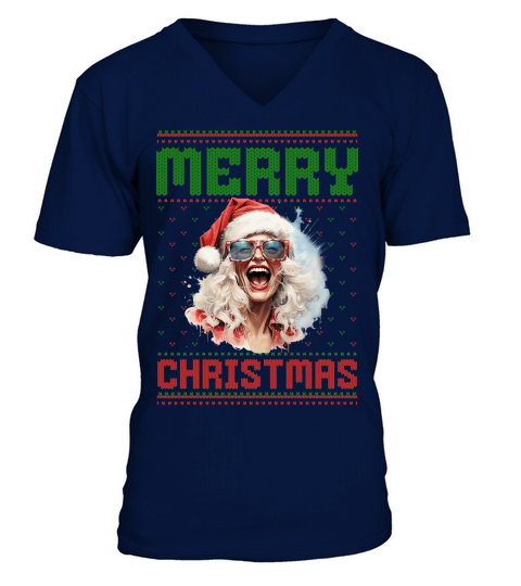 Merry christmas 59 56 V-Neck T-shirt
